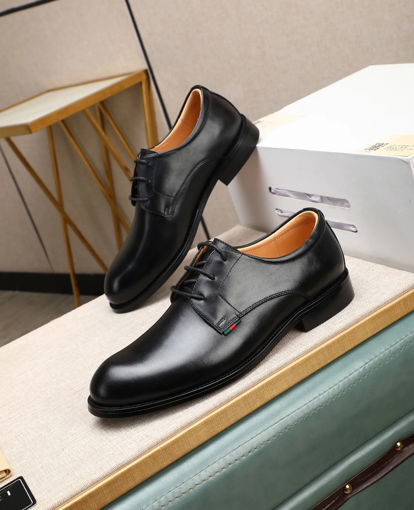 Men's shoes 💰520 📛📛Original (water-dyed cow lining) GUCCI official website formal shoes🌀 Italian 🇮🇹Imported cowhide➕Top imported water-dyed cowhide lining💋Finely handmade Original bottom, the real thing looks better when photographed in person Standard size 38-44